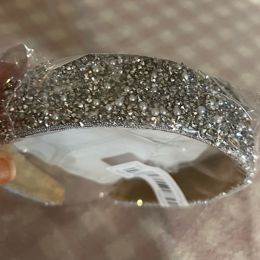Sparkling Silver Rhinestone Headband